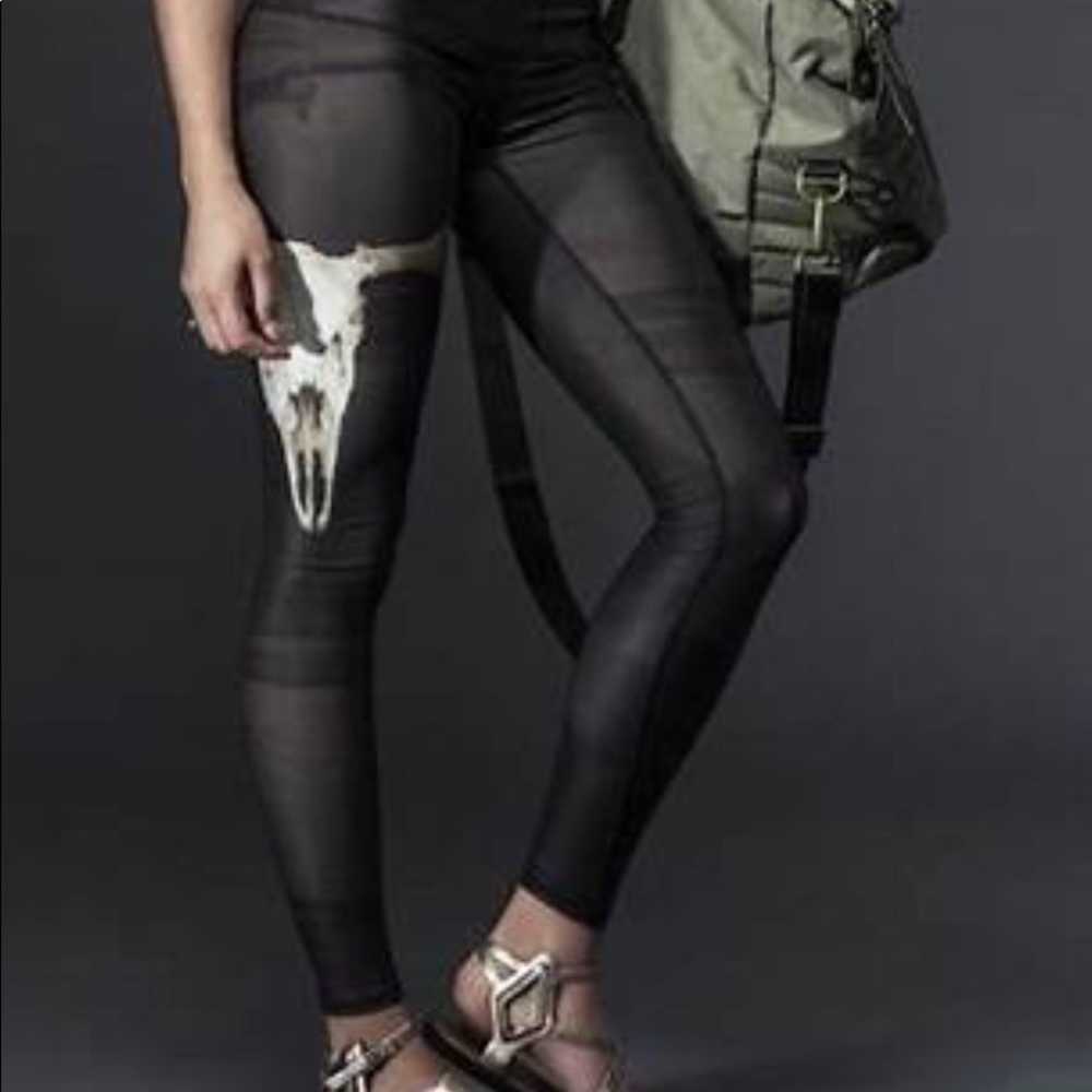 Teeki Deer Medicine Hot Pant with Skull
